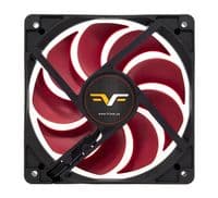 Вентилятор Frime (FRF120HB20PWM) 120x120x25мм, PWM Black/Red