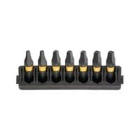 Набор битов DeWALT в кассете для Tough Case, FlexTorq, L 25 мм, SQ1-2 шт, SQ2-3 шт, SQ3-2 шт (DT70815)
