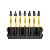 Набор битов DeWALT в кассете для Tough Case, FlexTorq, L57 мм, SQ1 2 шт. SQ2 3 шт. SQ3 2 шт. (DT70824)