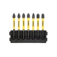 Набор бит DeWALT в кассете для Tough Case, FlexTorq, L=57 мм, Рh1-2шт, Рh2-3шт, Рh3-2шт. (DT70818)