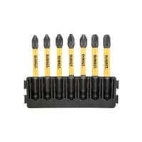 Набор битов DeWALT в кассете для Tough Case, FlexTorq, L=57 мм, Рz2 - 7 шт. (DT70821)