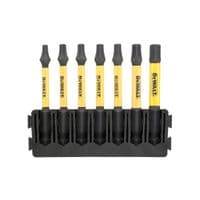 Набор битов DeWALT в кассете для Tough Case, FlexTorq, L57 мм, Т15 Т20 2шт. Т25 2шт, Т30, Т40 (DT70825)