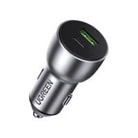 Автозарядка UGREEN QC 3.0+QC 3.0 Dual USB-A 36W Fast Car Charger Косм. Серая (CD213)