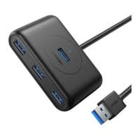 USB Hub UGREEN 4-port 0.5м USB 3.0 Активний, CR113 Чорний
