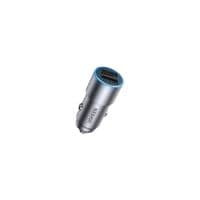 Автозарядка UGREEN USB-A Dual 24W QC Серая (CD130)