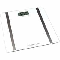 Весы напольные, белого цвета, измеряют процент жира в организме, воды, мышц, 4 тензодатчика EBS018W Samba White