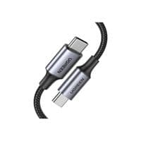 Кабель USB 2.0 Type-C M-M, 3 м, (20V/5A), (100W) Черный, Alu Case with Braid US316 UGREEN