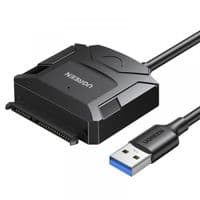 Перехідник USB 3.0 Type-А --> SATA III (F), чорний,CR108 UGREEN