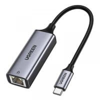 Переходник USB 3.1 Type-C --> Ethernet RJ45 1000 Mb CM199 UGREEN Косм. Серый