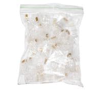 Коннектор RJ45, UTP, 50 шт, Clear, Cat. 5e, для сквозного подключения (RJ45ML-50-CAT5)