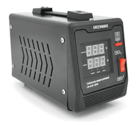 Стабілізатор GreenWave Mauser GW-MSR-500VA, 500VA, 1xShuko, DC140-260V, AC220±8% (GW-MSR-500VA)