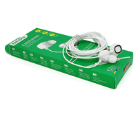 Наушники iKAKU KSC-706 XIANGLING, White, Mini jack/3.5мм, вакуумные, кабель 1.2м