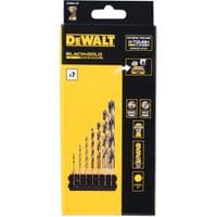 Набор сверл DeWALT в кассете для Tough Case, по металлу Black&Gold, 1/4 дюйма, 8 шт (DT70831)