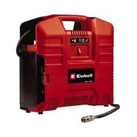 Компресор автомобільний Einhell TE-AC 36/8 Li OF Set-Solo PXC акум, 36В, в формі валізи, безмасляний, 130 л/хв, пістолет і шланг в комплекті (без АКБ та ЗП)