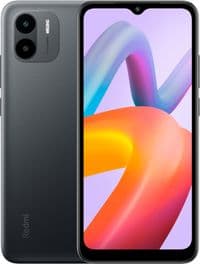 Смартфон Xiaomi Redmi A2 Black, 2 Nano SIM, 6.52" (1600х720) IPS, MediaTek Helio G36 4x2.0GHz, RAM 2GB, ROM 32GB, MicroSD (Max 512GB), GPS, Wi-Fi, BT, LTE, 3 Cam, Li -Ион 5000 мАч, Android 13 (версия Go)