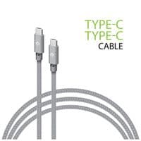Дата USB-C кабель USB-C 1.0m CBGNYTT1 60W Grey Intaleo (1283126559501)
