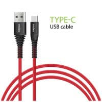 Дата кабеля USB 2.0 AM to Type-C 1.2m CBRNYT1 Red Intaleo (1283126559464)