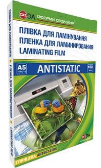 Пленка для ламинирования, А5, 100 мкм, глянцевая, 100 ед, D&A Art Antistatic