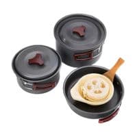 Набор туристической посуды Naturehike NH15T203-G 3-4 NH Сarbon (6927595787205)