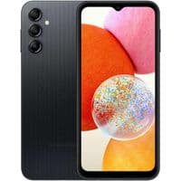 Смартфон Samsung Galaxy A14 Black, 2 Nano-SIM, 6.6" (2408x1080, PLS), Mediatek Helio G80 (8x2.0 GHz), Mali G52, 4GB, 128GB, microSD, 50/5/2Mp + 13Mp, 4G, WiFi, BT, NFC, Type-C, 5000 mAh, Android 13 (SM-A145FZKV)