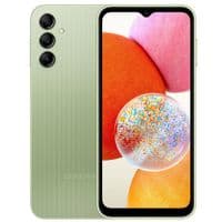 Смартфон Samsung Galaxy A14 Green, 2 Nano-SIM, 6.6" (2408x1080, PLS), Mediatek Helio G80 (8x2.0 GHz), Mali G52, 4GB, 64GB, microSD, 50/5/2Mp + 13Mp, 4G, WiFi, BT, NFC, Type-C, 5000 mAh, Android 13 (SM-A145FLGU)
