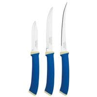 Наборы ножей TRAMONTINA FELICE blue н-р ножей 3пр (стейк, томат, овощ) (23499/177)