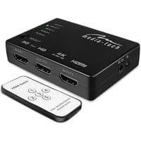 Сплиттер HDMI 5xports HDMI switch, remote controlled, 4K resolution support Media-Tech