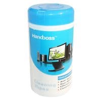 Серветки чистячі Handboss, для оргтехніки, туба, 88 шт