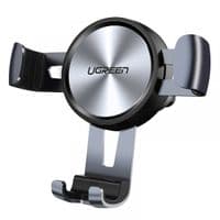 Автомобільний тримач для смартфна 4.7-6.5" Ugreen LP130 Gravity Drive Air Vent Mount Косм. Сірий
