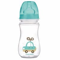 Бутылочка для кормления Canpol babies антикольковая EasyStart - Toys с широким отверстием 240 мл (35/221_blu)