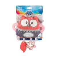 Іграшка на коляску Canpol Pastel Friends плюшева розвивальна Коралова (68/065_cor)