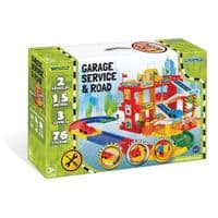 Игровой набор Wader Гараж "Сервис" с дорогой (50470)