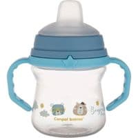 Поильник-непроливайка Canpol babies Bonjour Paris с силиконовым носиком FirstCup 150 мл Голубая (56/612_blu)