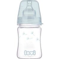 Пляшечка для годування Lovi Diamond Glass Botanic скляна 150 мл Світло-синя (74/105)