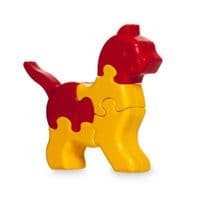 Развивающая игрушка Tigres 3D пазлы Животные - 1 шт, желтый (39385)