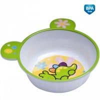 Тарелка детская Canpol babies антиподскользящая с ушками 490 мл Белая (4/520_bei)