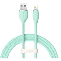 Кабель USB 2.0 AM-Lightning M, 2 м, 2.4A Jelly Liquid Silica Gel CAGD000106 Baseus Зеленый