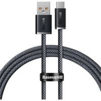 Кабель USB 2.0 AM-Type-CM, 1 м, (20V/5A), (100W) Dynamic Series Серый, CALD000616 Baseus