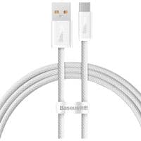 Кабель USB 2.0 AM-Type-C M, 1 м, (20V/5A), (100W) Dynamic Series Білий, CALD000602 Baseus