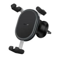 Автомобільне кріплення для смартфона 4.7-6.7" Gravity Drive (На решітку) Baseus Чорний
