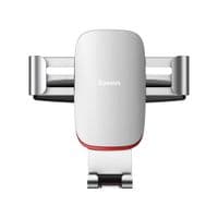 Автомобільне кріплення для смартфона 4.7-6.5" Metal Age Gravity (На CD диск) Baseus Срібний