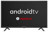 Телевизор 32" Liberton LTV-32H01AT, LED, HD, 1366x768, 60 Гц, Android, DVB-T2/С, 3x HDMI, USB, VESA 200x100