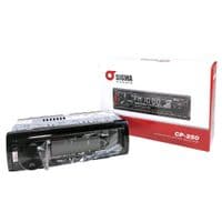Автомагнитола SIGMA СP-250ВТ USB, 1 Din, Bluetooth, подсветка RGB