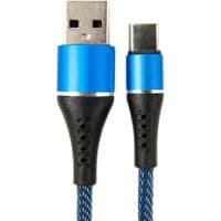 Дата-кабель USB 2.0 AM на Type-C 1.0м синий Dengos (NTK-TC-MT-JEANS)