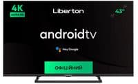 Телевизор 43" Liberton LTV-43U01AT UltraHD 3840x2160 60Hz, Smart TV, DVB-T2, HDMI, USB, VESA 200x200
