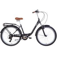 Велосипед Дорожник 26" LUX AM рама-17" 2022 Black (OPS-D-26-177)