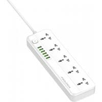 Фильтр питания ProLogix Premium (PR-SC5614W) 5 розеток, 6 USB AUTO ID, 2 м, белый