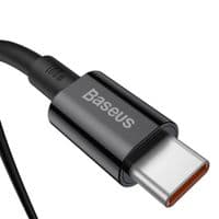 Кабель Baseus Superior Fast Charging USB-C-USB-C, 2м Черный (CATYS-C01)