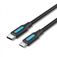 Кабель Vention USB-C - microUSB, 1.5 m, Black (COVBG)