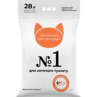 Наповнювач для туалету Super Cat №1 Деревний вбирний 6+1 кг (6974)